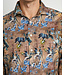 Modern Fit Brown Floral Graham Shirt