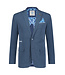 Slim Fit Blue Pique Sport Coat