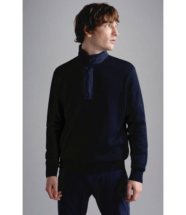 Navy 1/4 Zip Sweater