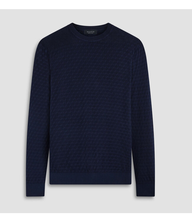 Navy Patterned Sweater