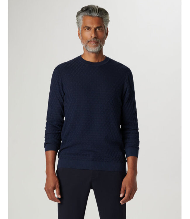 Navy Patterned Sweater