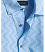 Modern Fit Sky Blue Print Shirt