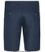 Modern Fit Navy Abel Linen Shorts