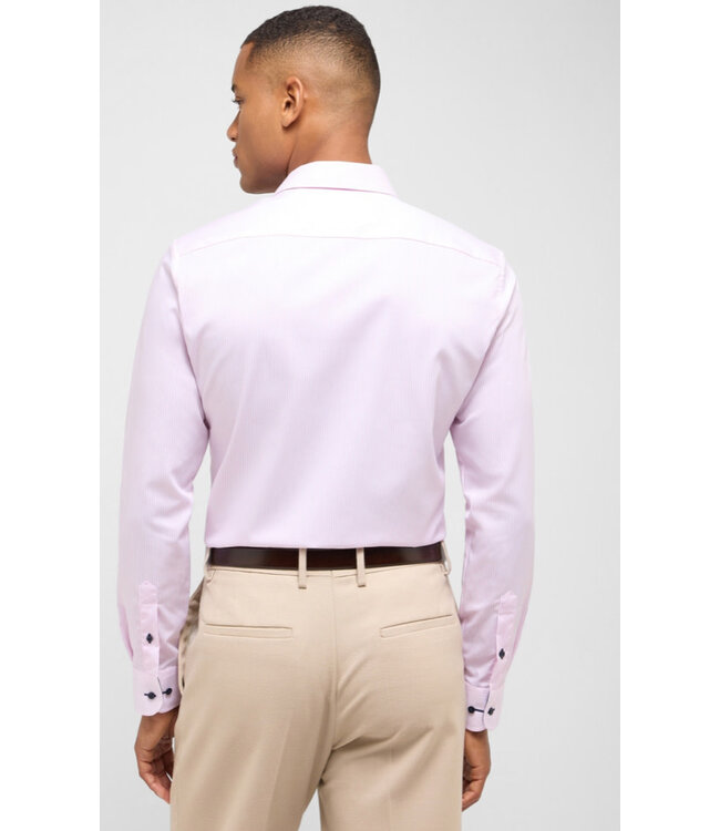 Slim Fit Pink Bengal Striped Shirt