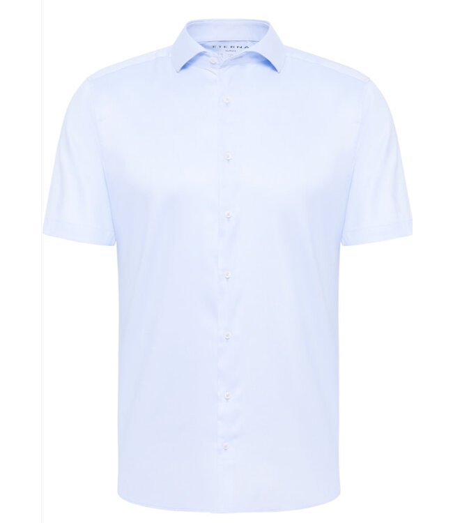Slim Fit Blue Oxford Short Sleeve Shirt