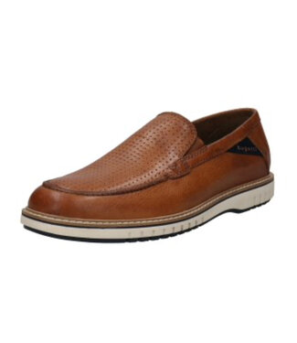 BUGATTI Cognac Makori Slip On Shoes