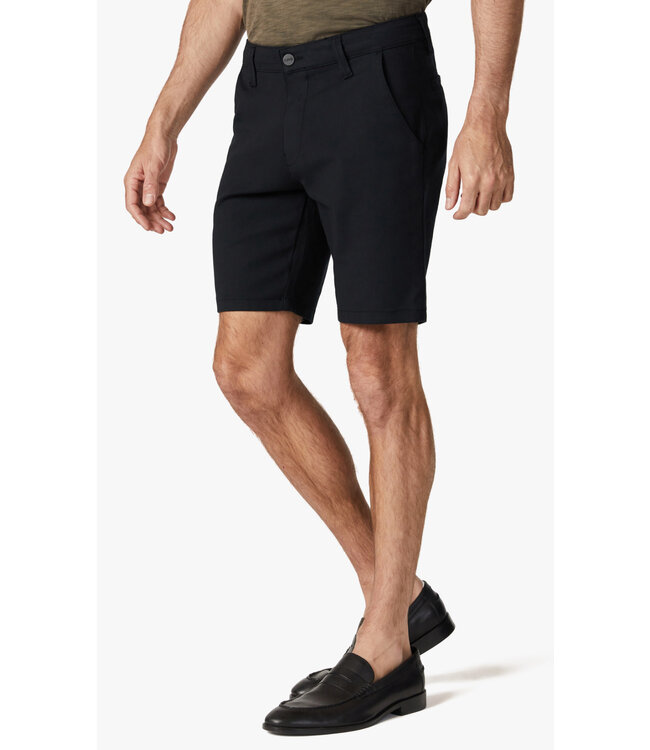 Slim Fit Black Shorts