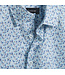 Modern Fit Aqua Khaki Floral Shirt