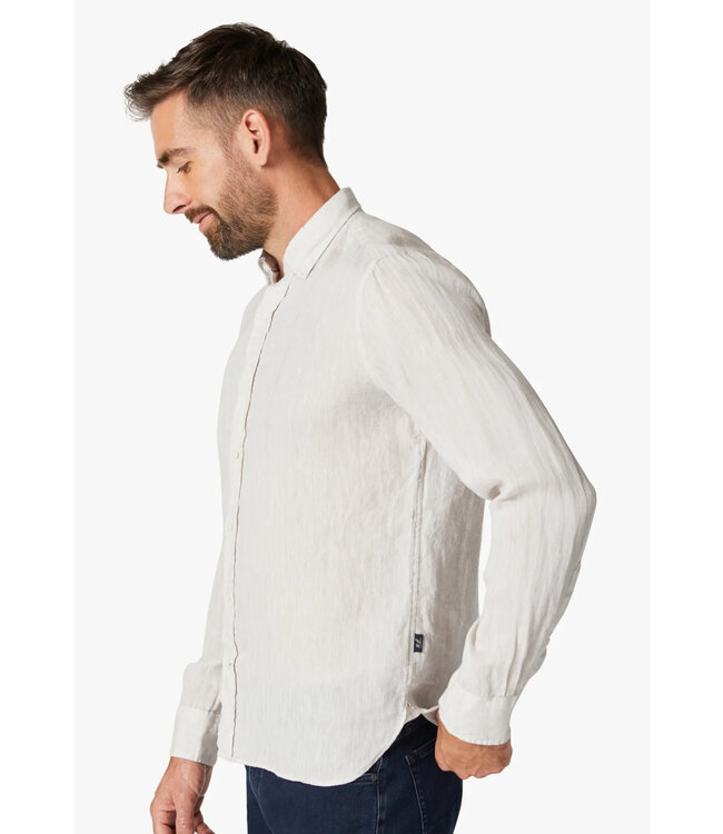 Modern Fit Taupe Chambray Shirt