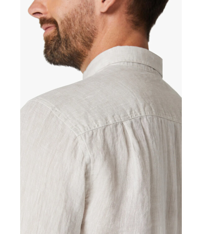 Modern Fit Taupe Chambray Shirt