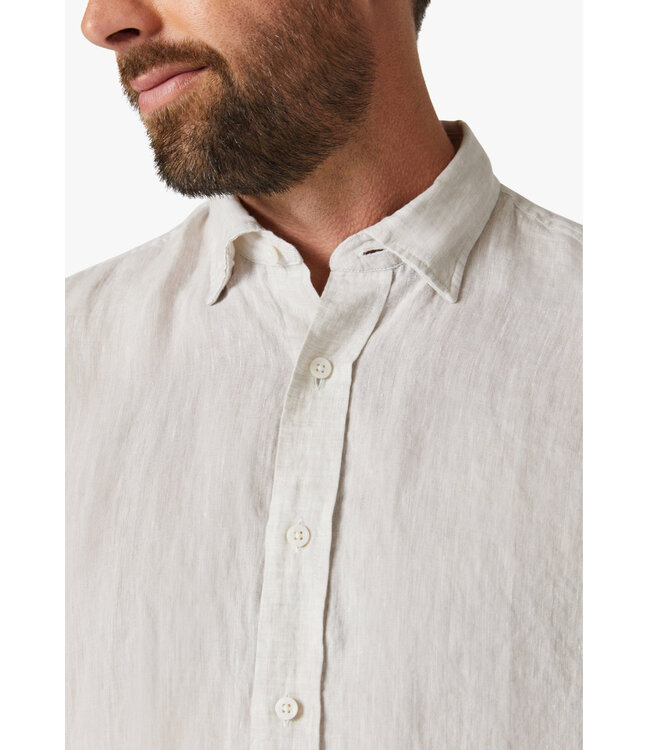 Modern Fit Taupe Chambray Shirt