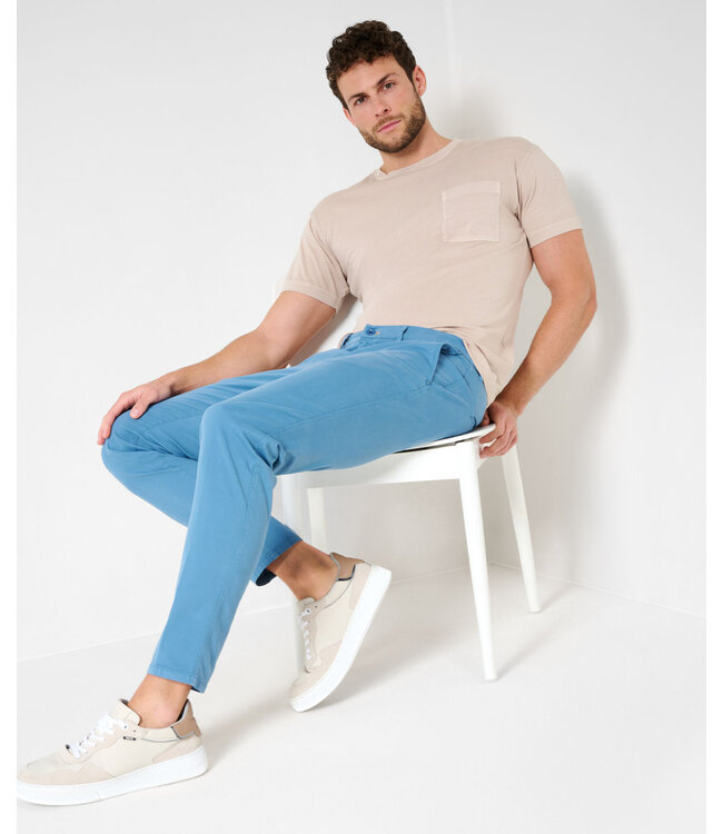 Slim Fit Dusty Blue Hi Flex Casual Pants