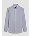 BUGATCHI Modern Fit Navy Check Oval Shirt