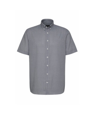 BUGATTI Modern Fit Navy Grey Shirt