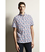 Modern Fit White Palm Tree Shirt