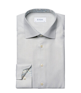 ETON Slim Fit Sage Oxford Dress Shirt