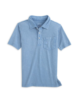 JOHNNIE-O Blue Coastal Wash Original Polo