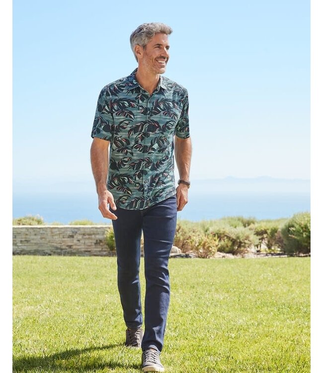 Classic Fit Indigo Palms Jeans