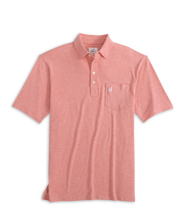Pomegranate Heathered Original Polo