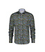 A FISH NAMED FRED Modern Fit Frozen Leaves Shirt