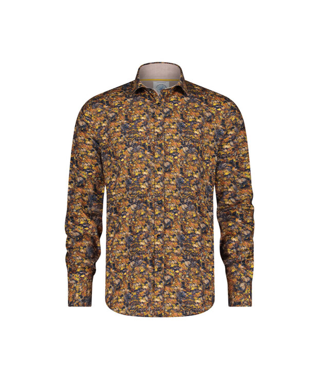 Modern Fit Forest Leaves Shirt