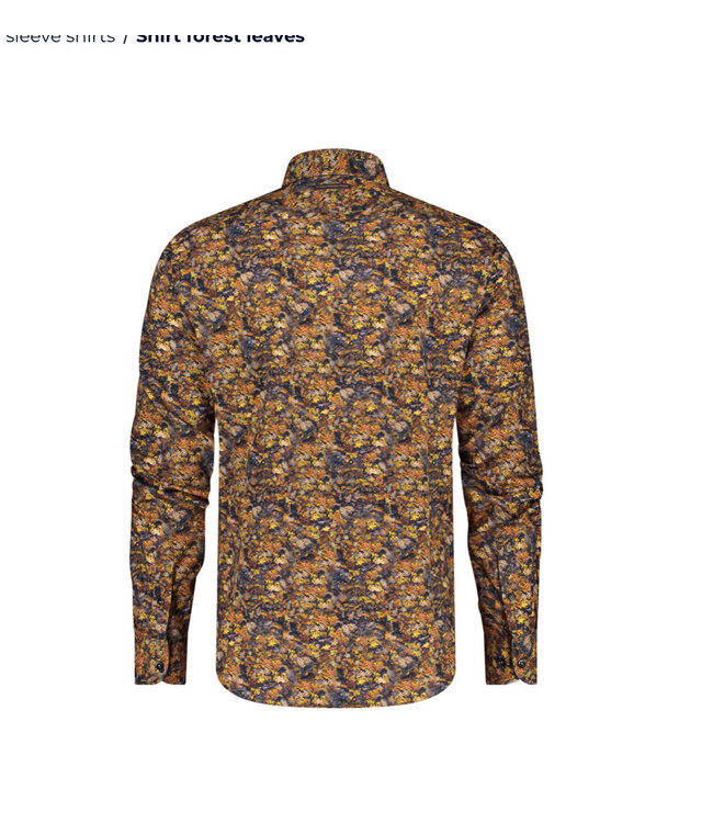 Modern Fit Forest Leaves Shirt