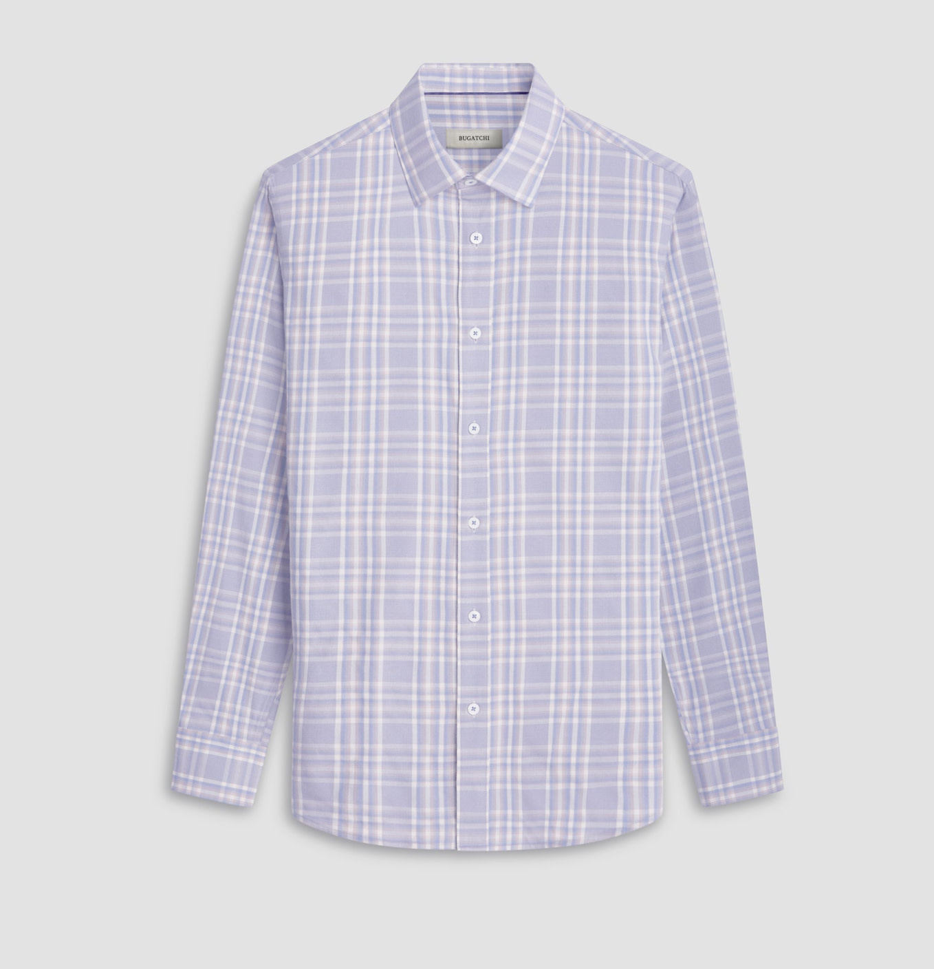 Modern Fit Air Blue Plaid Shirt - Benjamin's Menswear Modern Fit Air Blue Plaid Shirt - Benjamin's Menswear