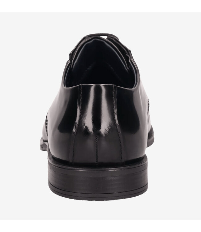 Black High Sheen Schwarz Dress Shoes