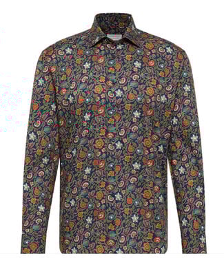 ETERNA Modern Fit Pegasus Floral Dress Shirt