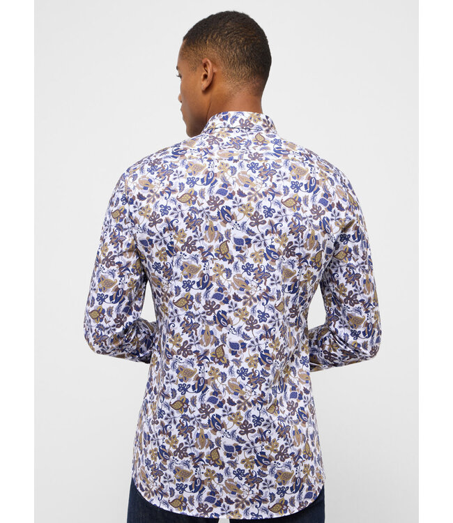 Modern Fit Floral Pattern Dress Shirt