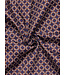 Slim Fit Navy Brown Pattern Shirt