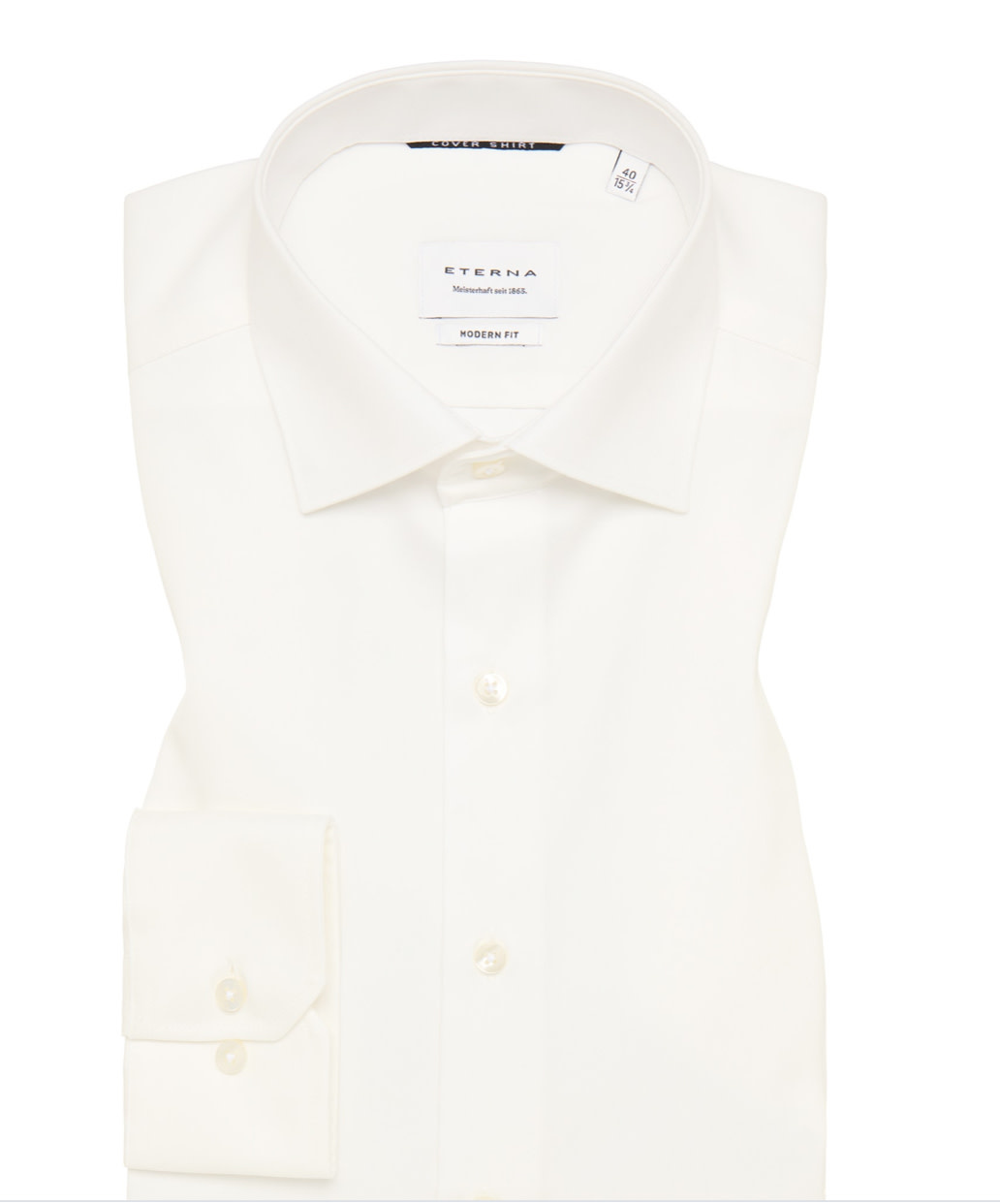 Modern Fit Off White Dress Shirt - Benjamin's Menswear