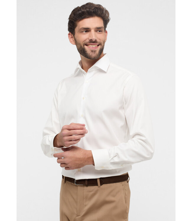 Modern Fit Off White Dress Shirt