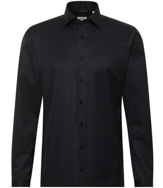 ETERNA Modern Fit Black  Dress Shirt