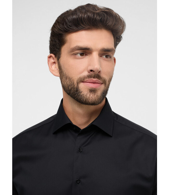 Modern Fit Black  Dress Shirt