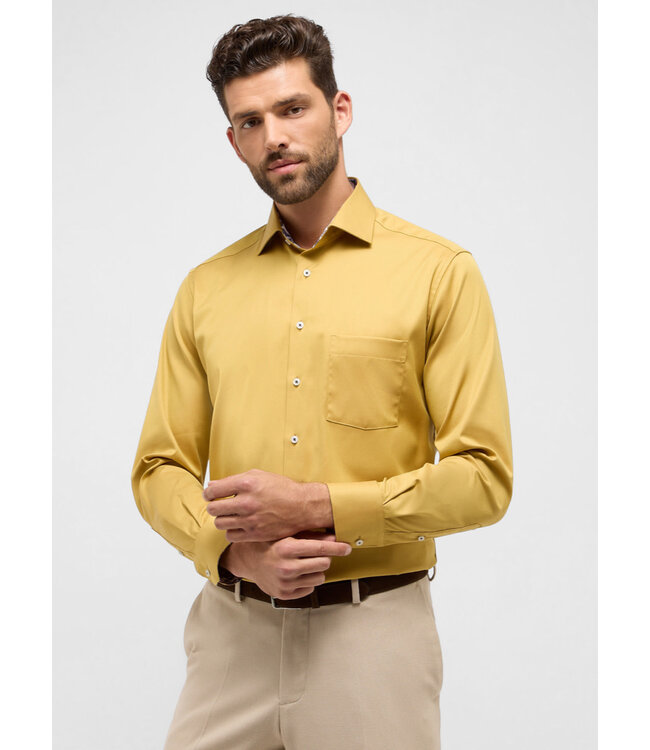 Modern Fit Mustard W/Trim Dress Shirt