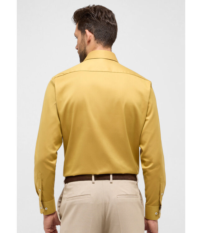 Modern Fit Mustard W/Trim Dress Shirt
