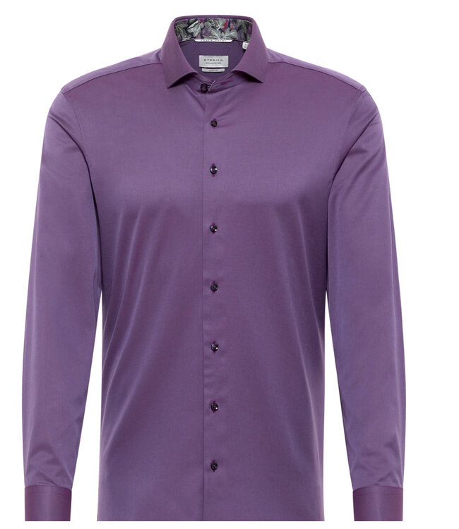 Slim Fit Purple Dress Shirt