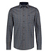 Modern Fit Navy Bars Shirt