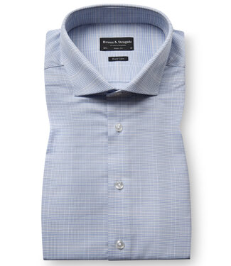 BRUUN & STENGADE Modern Fit Blue Barack Shirt