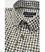 Modern Fit Green Brown Diamond Shirt