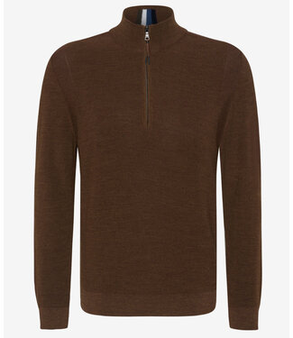 BRAX Sand Steffen 1/4 Zip Sweater