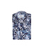 Modern Fit Blue Skull Floral Shirt