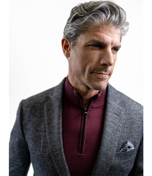 Modern Fit Grey Mix Sport Coat