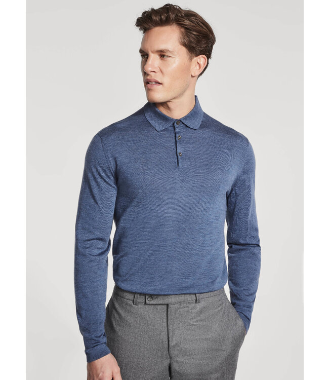 Mid Blue Redfren Polo