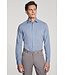 JACK VICTOR Modern Fit Blue Stanton Herringbone Shirt