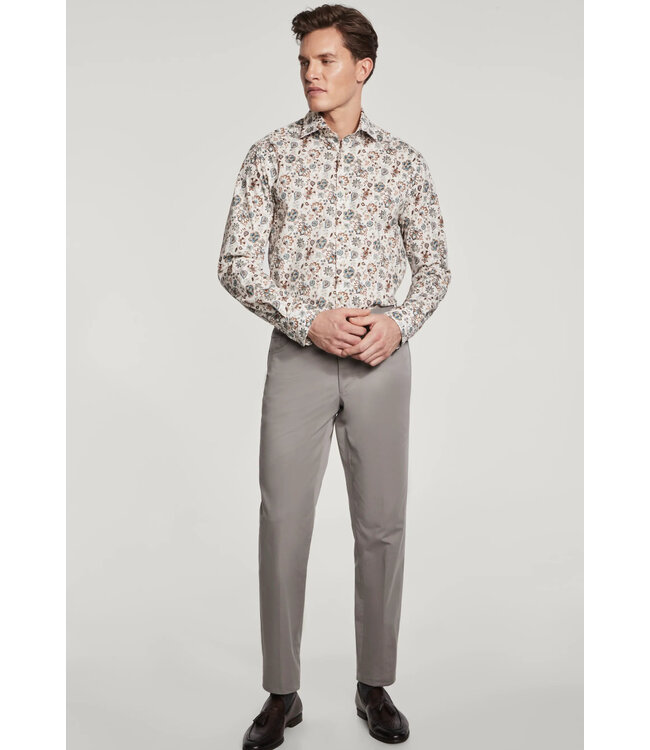 Modern Fit Tan Aberdeen Print Shirt