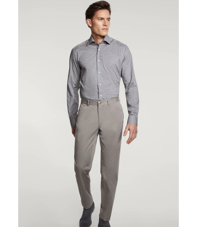 Modern Fit Blue Rosemount Print Shirt