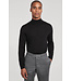 Black Beaudry Mock Neck Sweater