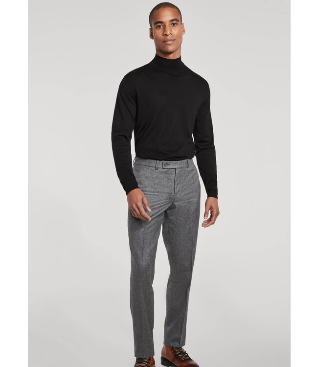 Black Beaudry Mock Neck Sweater